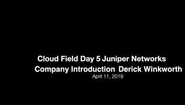 Juniper Networks Company Intro w\ Derick Winkworth